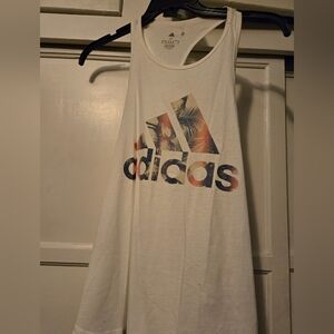 NWT- Adidas Sustainable White Tank Top